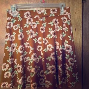Floral skater skirt